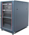 Server Rack 18U 39 in Deep Locking Network Cabinet - Mobile Secure