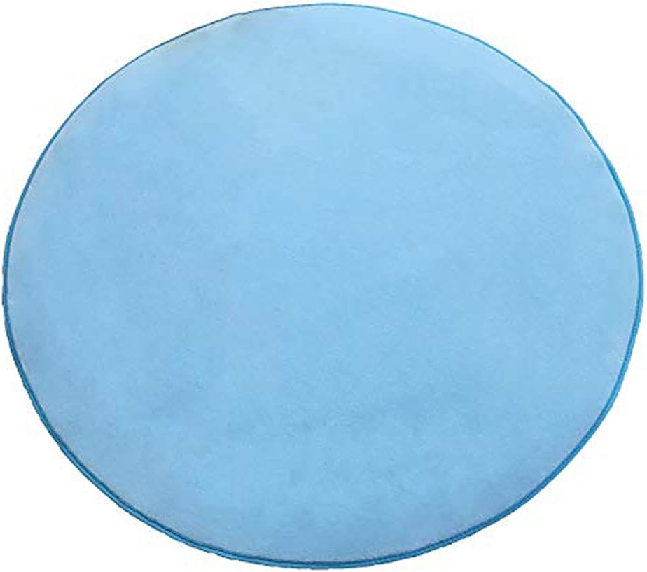 Cozy Kids Teepee Round Rug Set - Light Blue