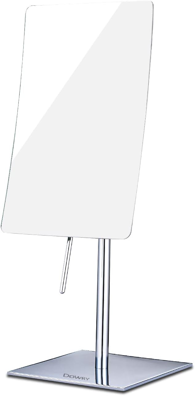 DOWRY 8 Inch Adjustable Makeup Mirror with 3X Magnification