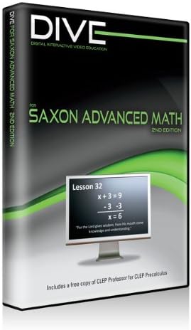 Dive Cd-ROM for Saxon Advanced Math 2nd Edition Review