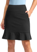 20in Knee Length Skort for Women - High Waisted Athletic Tennis Golf