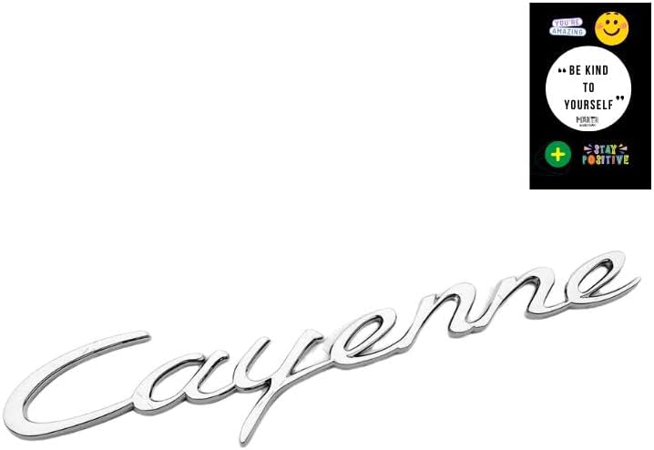 Chrome Rear Cayenne Emblem - Explorador Maker