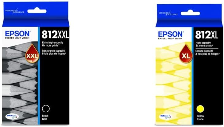 Epson 812 DURABrite Ultra Ink Cartridges for WorkForce Printers