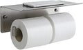 Modern Double Toilet Paper Holder with Shelf for Stylish Bathrooms