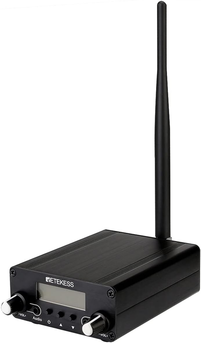 Retekess TR508 FM Transmitter for Long Range Audio Broadcasting