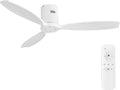 Sofucor 52ft Low Profile Ceiling Fan No Light - Quiet DC Remote