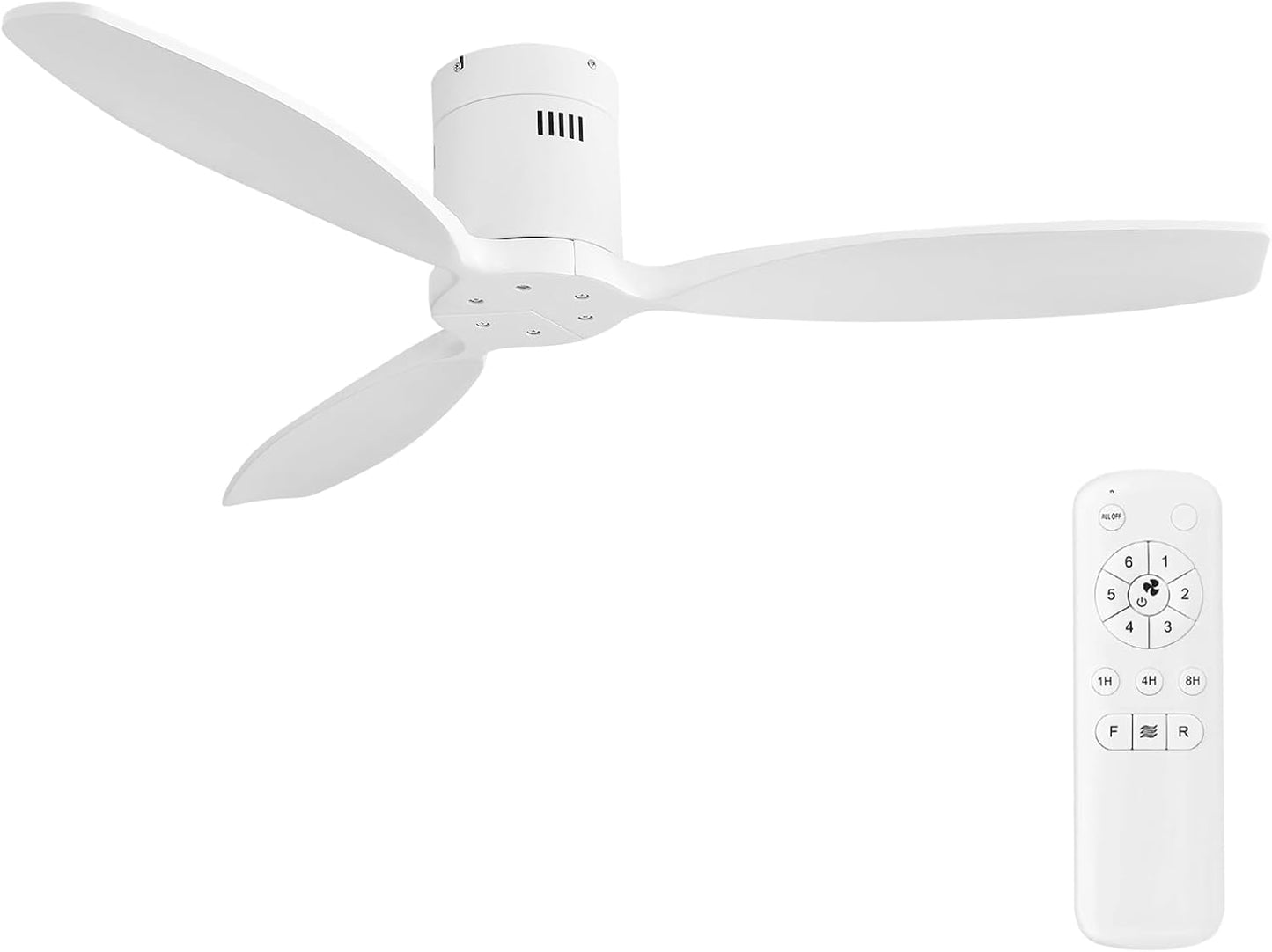 Sofucor 52ft' Low Profile Ceiling Fan with Remote Control Features