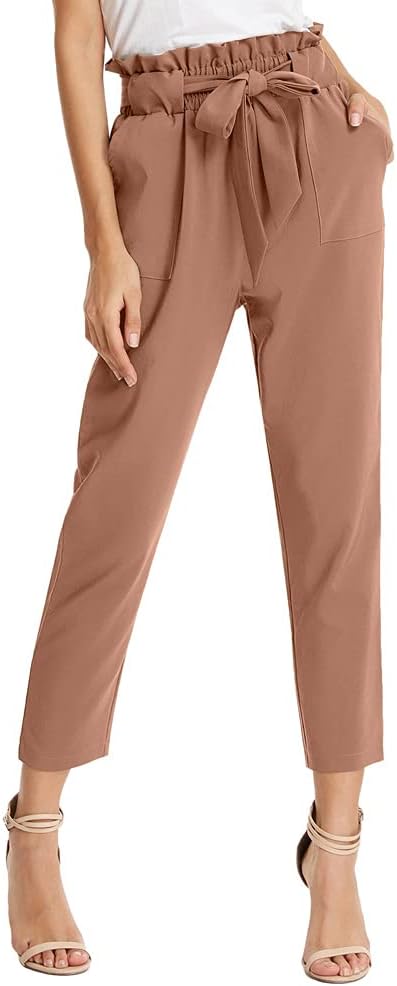 GRACE KARIN Women Work Pants - Stylish High Waist Trousers