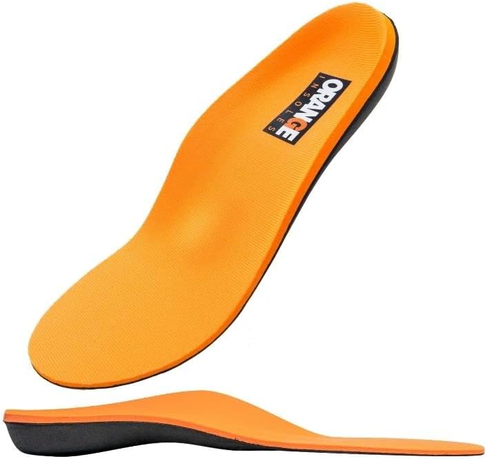 Orange Full Length G Insoles for Men and Women - Comfort & Support