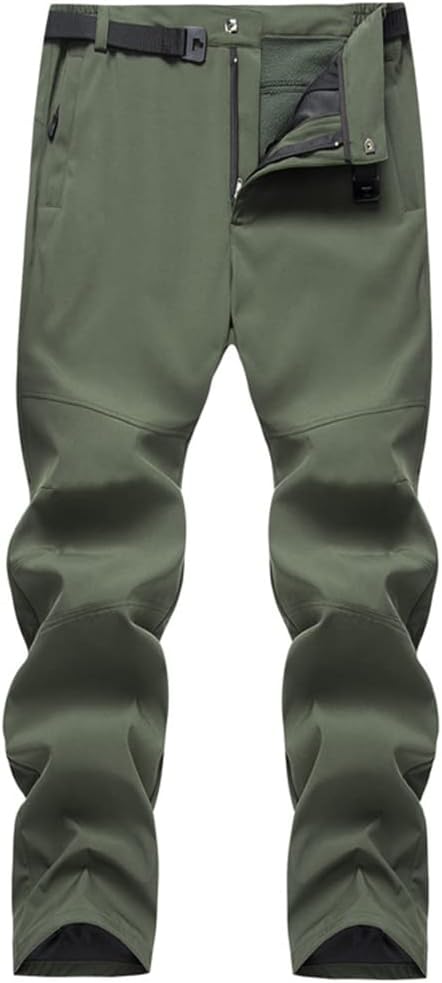 HYCOPROT Waterproof Ski Pants with Fleece Lining