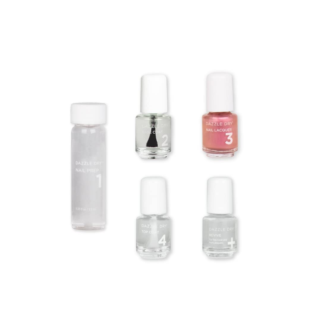 Dazzle Dry Mini Kit 4 Step System - Rose Princess for Perfect Nails