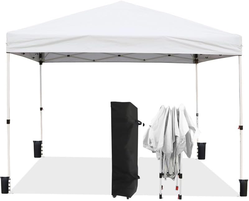 Portable 10x10ft Pop Up Canopy - Instant Shelter On The Go!