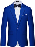 MAGE MALE Men's One Button Slim Fit Blazer Jacket - Elegant Fit Sport