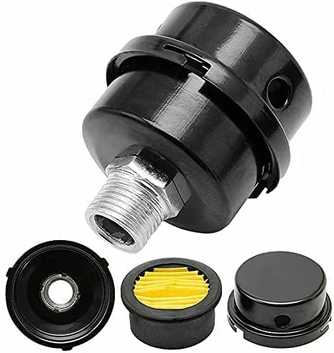 TITISKIN Metal Air Compressor Silencer Filter - Reduce Noise!
