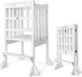 Kitchen Step Stool Helper Montessori Folding Standing Tower - Safe
