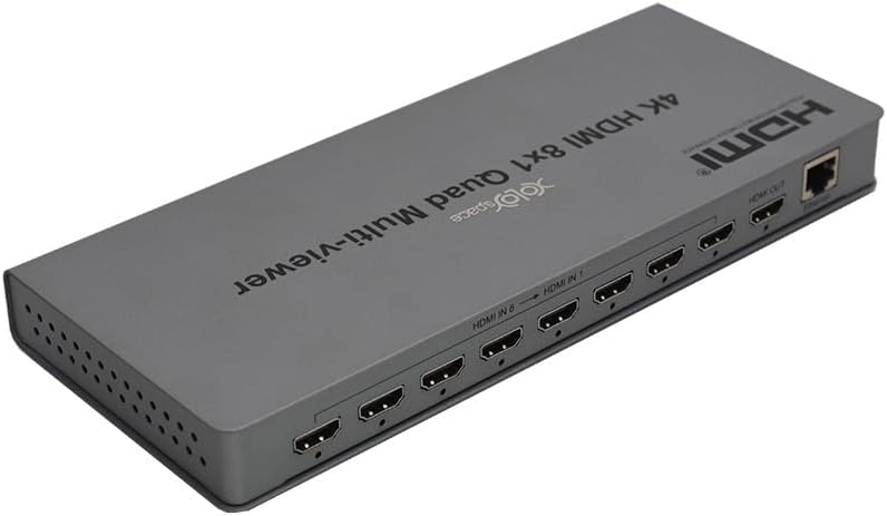 QV801 8x1 4K 60HZ HDMI Multi-viewer Screen Splitter Review