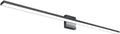 48in Modern LED Black Vanity Light 46W Frosted Aluminum - Cool White