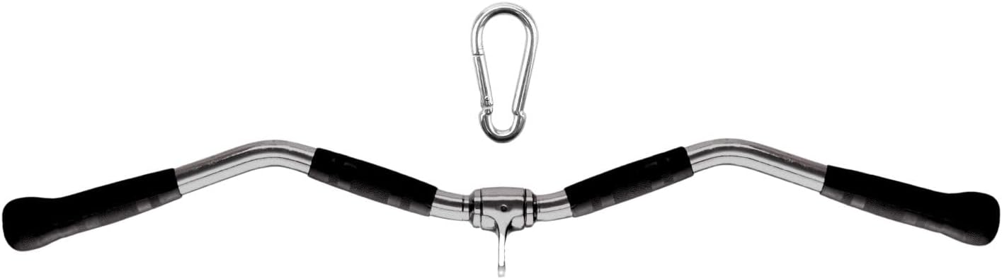 Yes4All Neutral Paddle Grip LAT Pull Down Bar for Strength Training