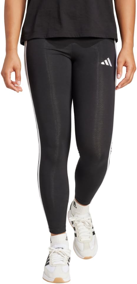 adidas Women's Essentials 3-Stripes Cotton Leggings for Comfort
