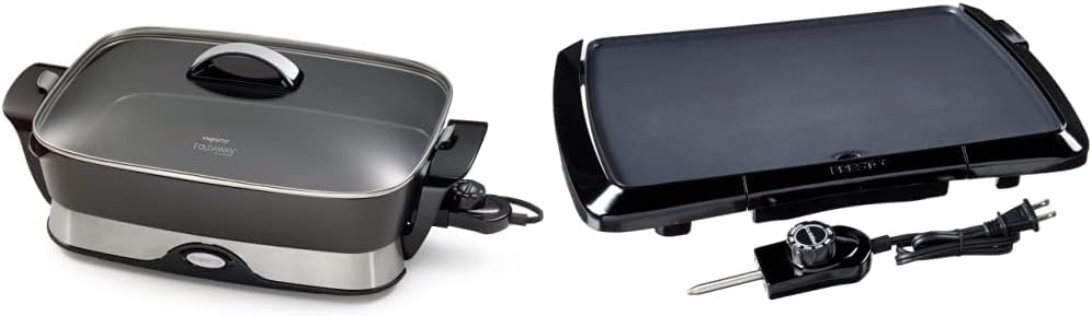 Presto Electric Skillet and Griddle Set for Effortless Cooking