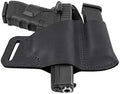 Comfort Carry Leather Holster & Mag Pouch Combo for Handguns