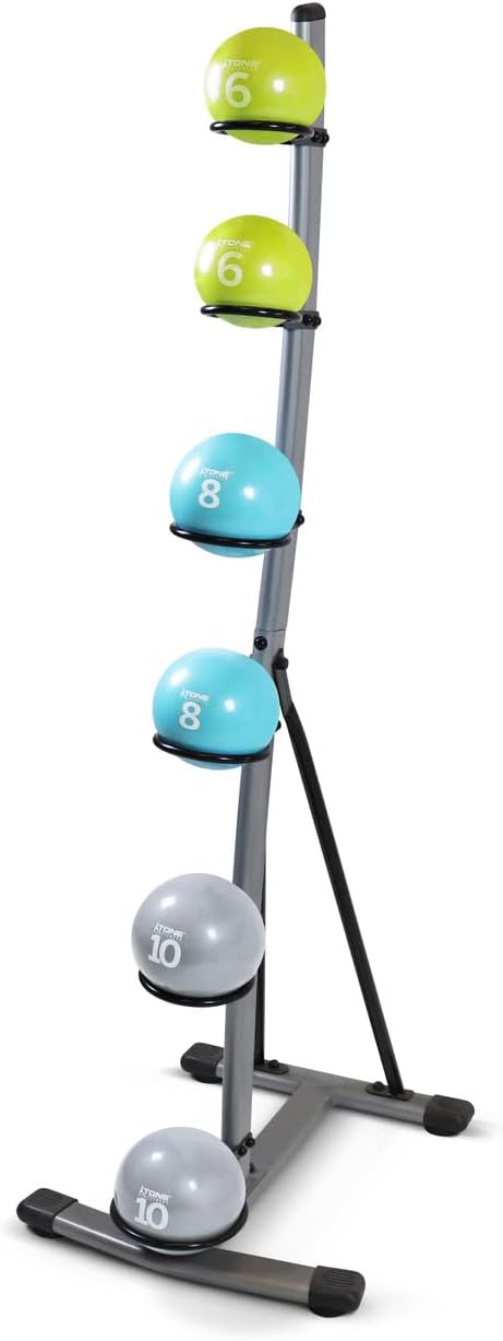CAPHAUS Soft Weighted Exercise Ball for Strength and Toning