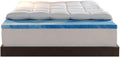 Dual Layer 4 in Memory Foam Mattress Topper California King - Medium