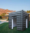 Inflatable Photo Booth Enclosure 2 Doors 8.2 ft - Portable LED Tent