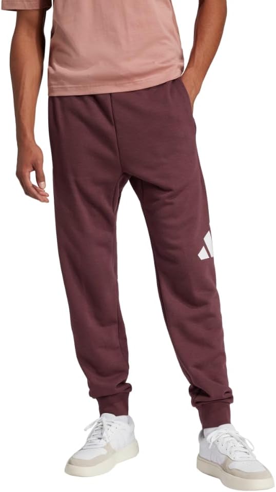 adidas Men's Essentials Big Logo French Terry Pants for Comfort