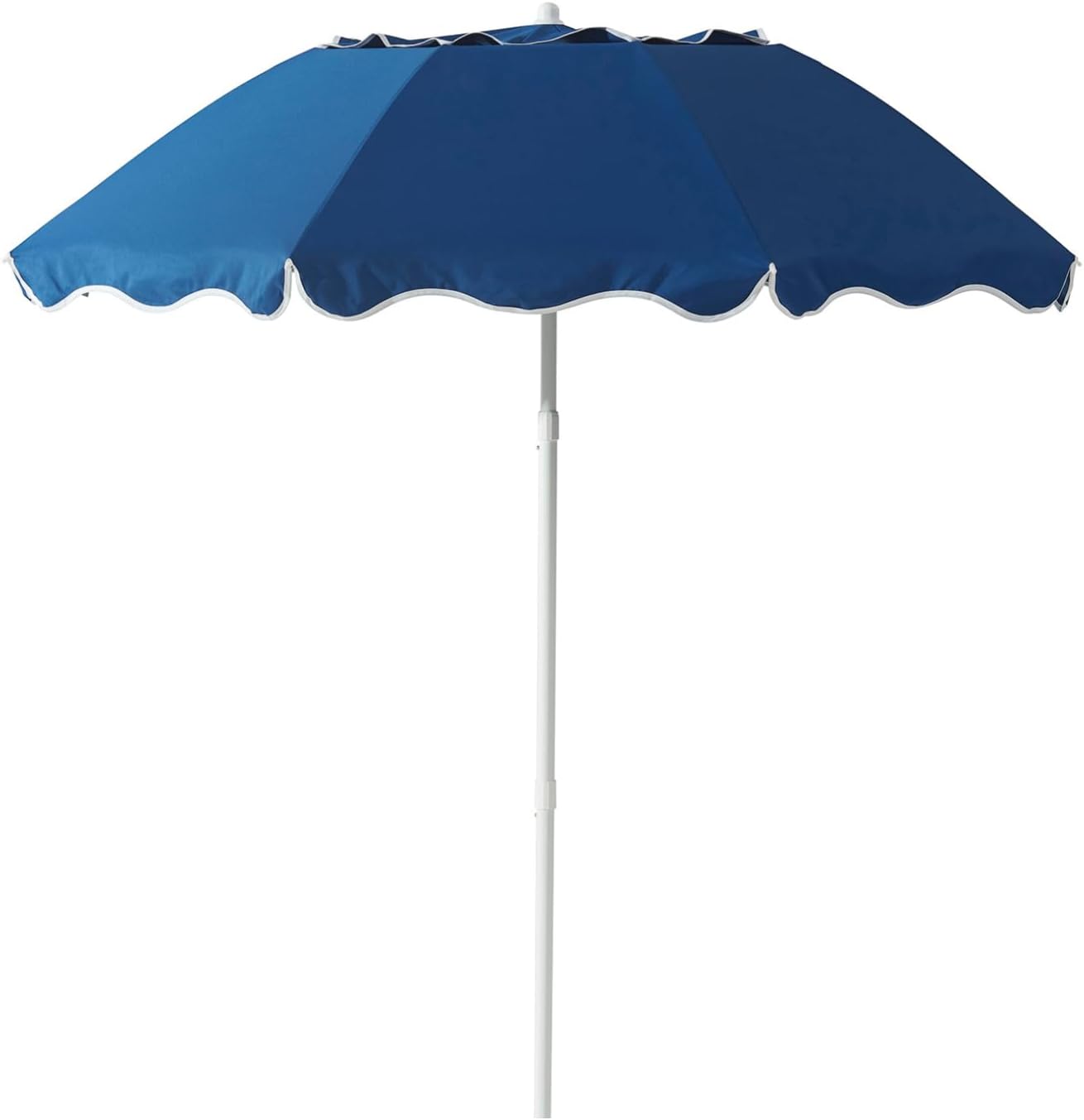 7.2FT Large Beach Umbrella with Adjustable Height and Tilt Design