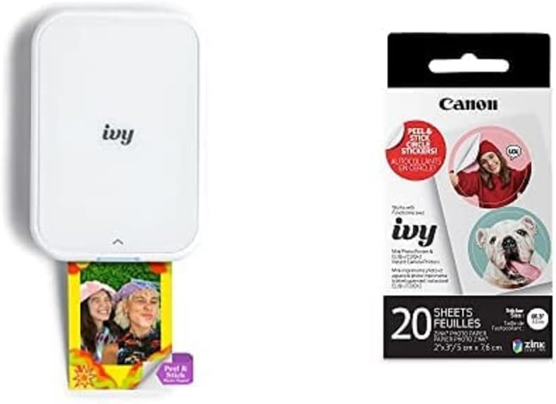 Canon IVY 2 Mini Photo Printer for Easy Smartphone Printing
