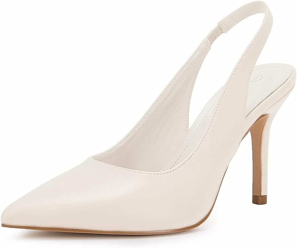 Womens Slingback Pointed Toe Stiletto Pumps for Every Occasion
