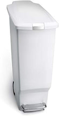 simplehuman 40 Liter Slim Kitchen Step Trash Can - Quiet, Pet-Safe