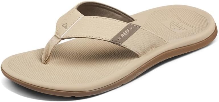 REEF Santa Ana Men's Flip Flop with Arch Support and Comfort