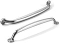 10 Pack 8 in Hole Center Brushed Satin Nickel Cabinet Pulls - Heavy