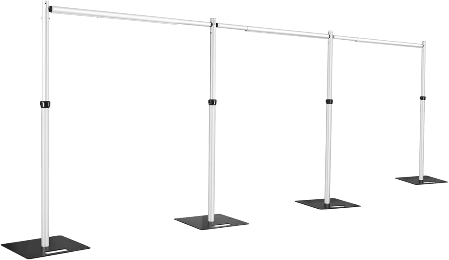 10x30Ft Heavy Duty Backdrop Stand for Events and Weddings