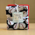 YourFleece Baseball No-Sew Throw Fleece Kit - Make Your Own Blanket