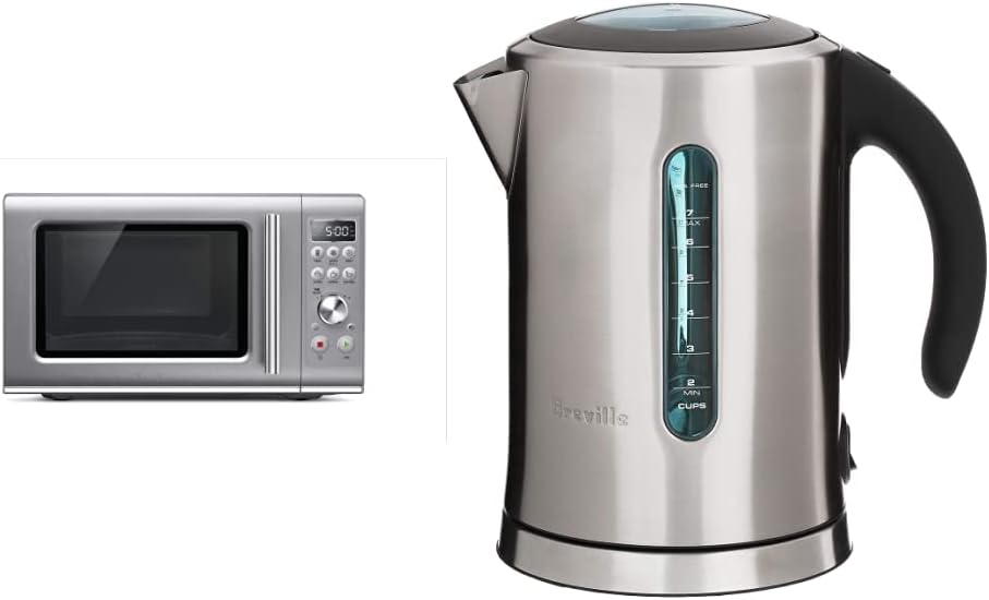 Breville Compact Wave Soft-Close Microwave Oven & Kettle