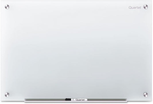 Quartet Glass Whiteboard - Frameless Frosted Dry Erase Board