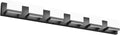 LED Modern Matte Black Bathroom Vanity Lights Over Mirror 6 Lights
