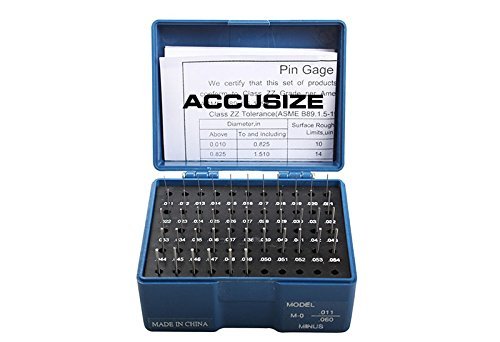 Accusize Industrial Tools 50 Pc Steel Plug Pin Gage Set Review