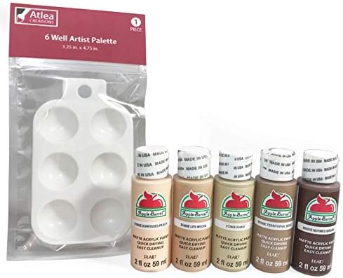 Atlea Creations Skin Tone Paint & Palette Set
