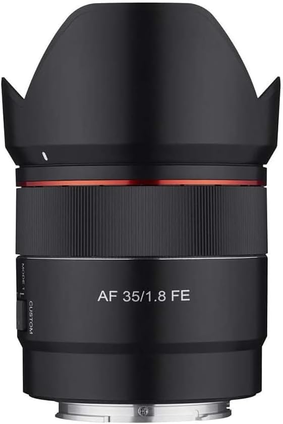 Rokinon AF 35mm F1.8 Lens for Sony E: Compact & Sharp