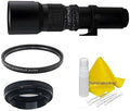 Bower 500mm Telephoto Lens for Pentax K Series - Long Reach Optics