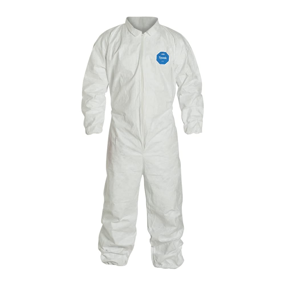 DuPont Tyvek 400 Disposable Protective Coverall for Safety
