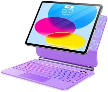 iPad 11th & 10th Generation Case with Keyboard - Ultra-Slim Design