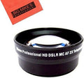 62mm 2X Telephoto Lens For Nikon Lenses - Double Your Reach