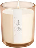 Cozy Season Candle 12oz Sandstone Glass Jar - Autumn Woods & Spice