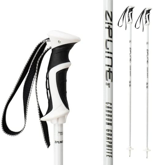 Zipline Carbon Ski Poles - Lightweight & Durable Performance