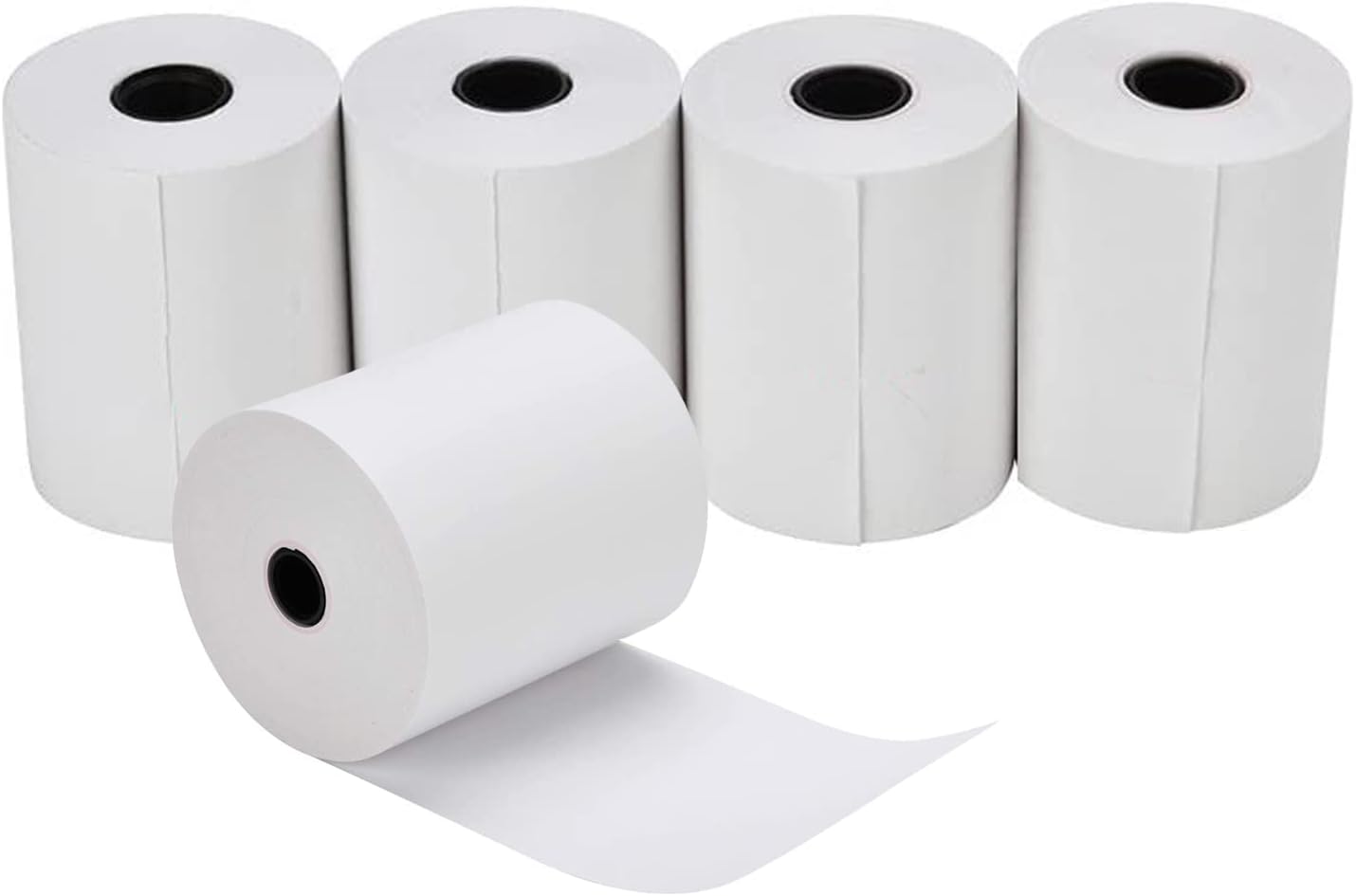5 Pack 3 1/8 x 230 Thermal Paper Rolls by Muotich - Crisp Receipts Every Time